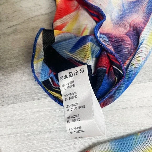 Kim Shui Multicolor Abstract Long Sleeve Top - Picture 4 of 5